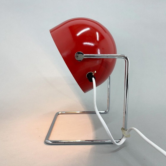 Image 1 of Lampe de table vintage en chrome et métal par Josef Hůrka pour Napako, 1960s.