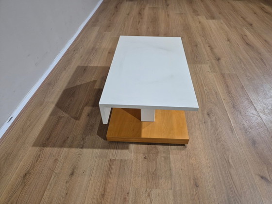 Image 1 of Hulsta Castelijn Meuble TV - Chariot TV - Blanc - Chêne