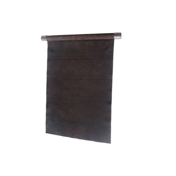 Image 1 of Présentoir vintage gucci en cuir daim marron