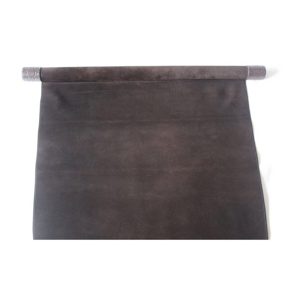 Image 1 of Présentoir vintage gucci en cuir daim marron
