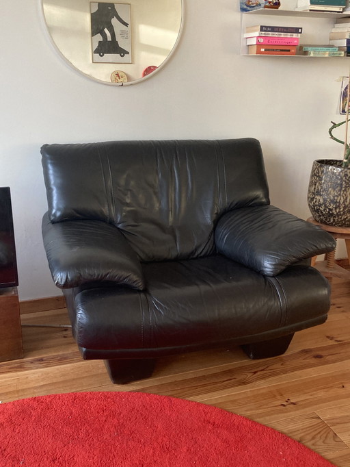 Fauteuil Nicoletti Salotti Noir