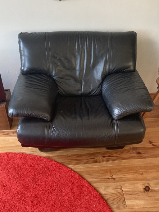 Fauteuil Nicoletti Salotti Noir