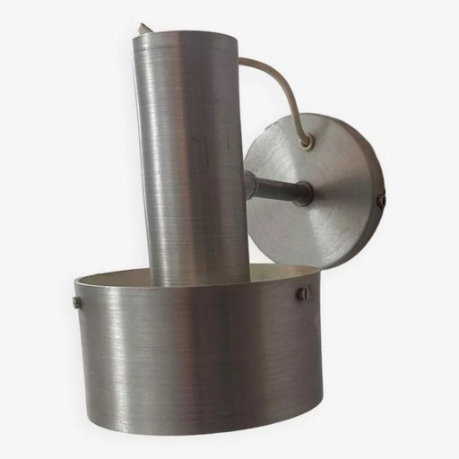 Applique Vintage Orientable, Alu Brossé, France 1970