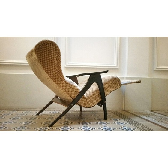 Image 1 of Chaise longue Wing avec système de relaxation - 1950