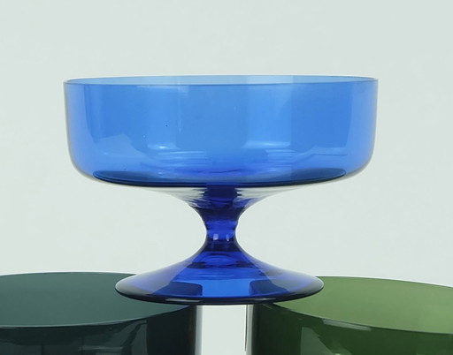 6 verres à liqueur Mid Century Verre coloré Ingrid-Glas 1950S