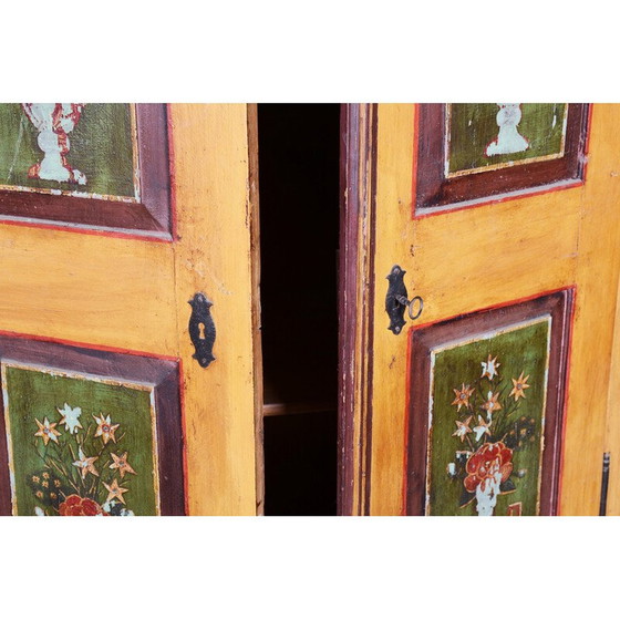 Image 1 of Armoire Biedermeier en épicéa, Tchécoslovaquie, années 1800