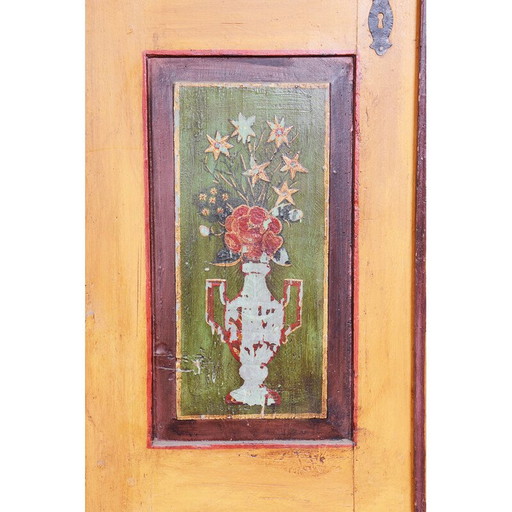 Armoire Biedermeier en épicéa, Tchécoslovaquie, années 1800