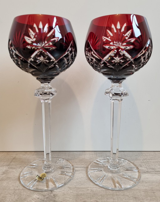 Verre à vin Goblet Hock, Cristal De Belroy, Drache-Modell 80