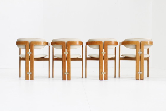 Image 1 of Pamplona Dining Chairs By Augusto Savini For Pozzi Italy 1965, Set Of 4