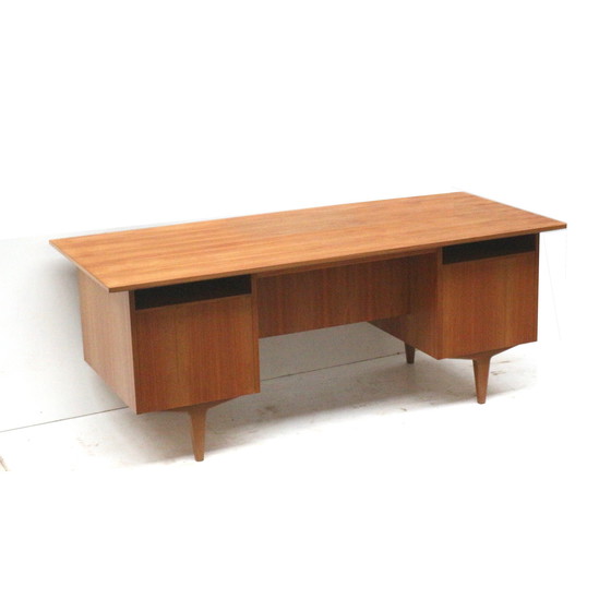 Image 1 of Grand bureau de direction vintage des années 1970 de Wk Möbel