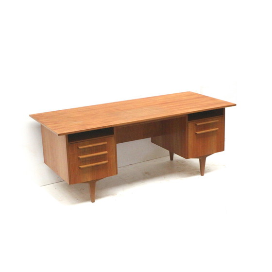 Image 1 of Grand bureau de direction vintage des années 1970 de Wk Möbel