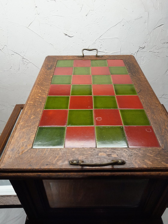 Image 1 of Meuble à thé en chêne anglais