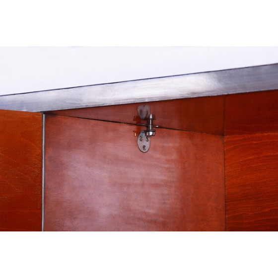 Image 1 of Armoire vintage à trois portes en bois laqué de Mücke-Melder, Tchécoslovaquie 1930