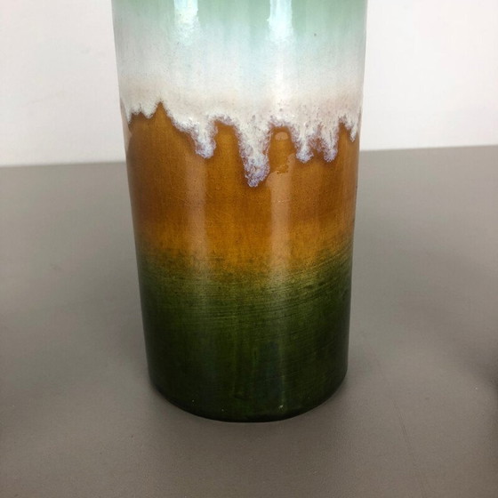 Image 1 of Ensemble de 3 vases en céramique vintage par Scheurich, Allemagne 1970