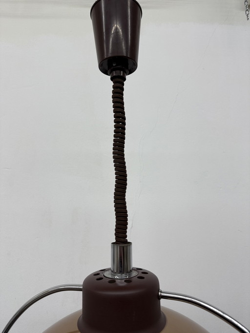 Lampe suspendue de l'ère spatiale Champignon Vintage 1970S