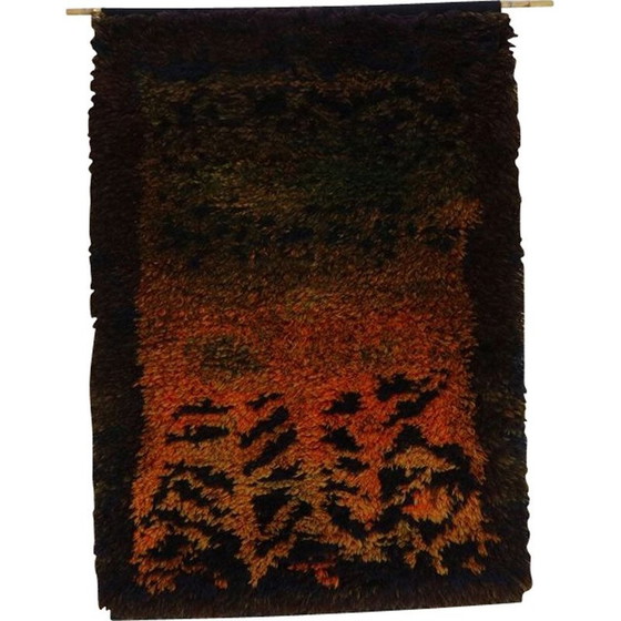 Image 1 of Tapis à baguette vintage par Ritva Puotila, 1960s