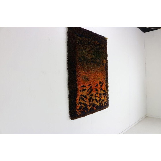 Image 1 of Tapis à baguette vintage par Ritva Puotila, 1960s