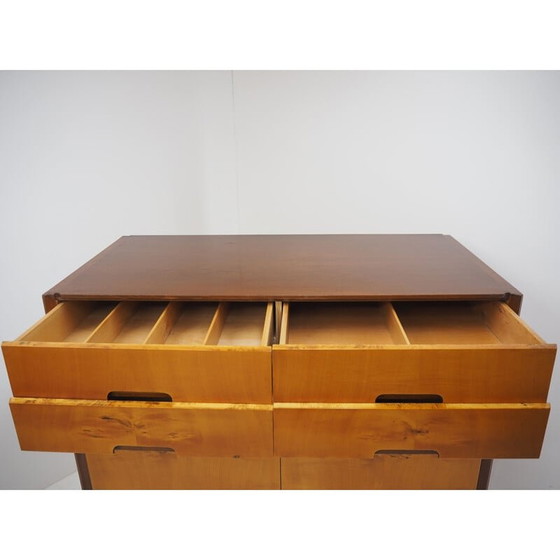 Image 1 of Commode vintage en bois, Tchécoslovaquie 1960