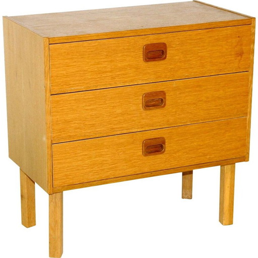 Commode scandinave en chêne, Suède 1960
