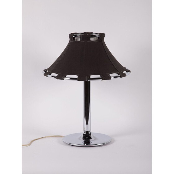 Image 1 of Lampe de table vintage chromée par Anna Ehrner pour Ateljé Lyktan, 1970