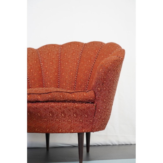 Image 1 of Paire de fauteuils en tissu vintage de Gio Ponti, Italie 1950