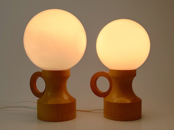 Image 1 of Set de lampes de table Scandinave 60s-70s