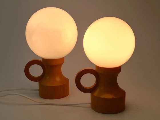 Image 1 of Set de lampes de table Scandinave 60s-70s