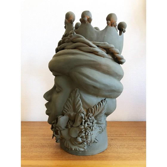 Image 1 of Vase vintage en terre cuite de Stefania Boemi, Sicile 2010s
