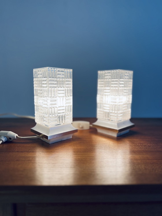 Image 1 of 2X lampe de chevet vintage