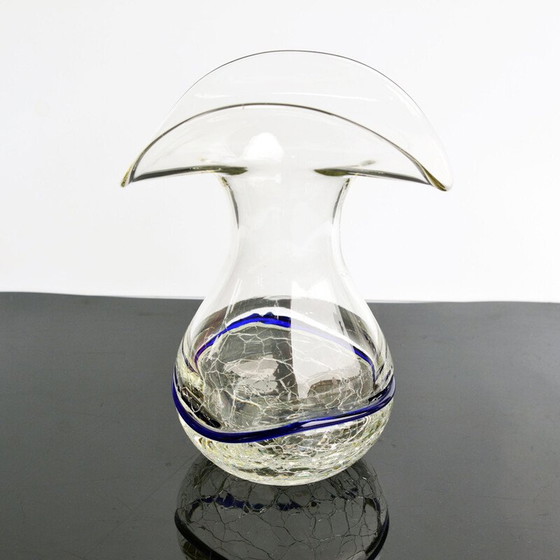 Image 1 of Vase vintage en verre émaillé par Harrachov Sklo, Tchécoslovaquie 1970