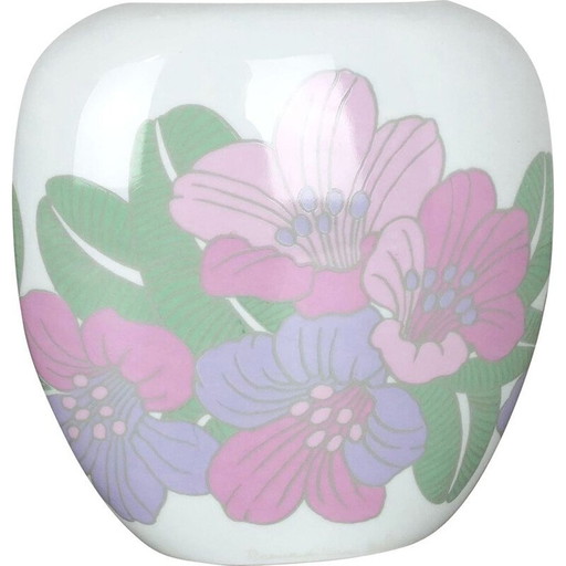 Vase en porcelaine Rosemonde Nairac pour Rosenthal Allemagne 1970