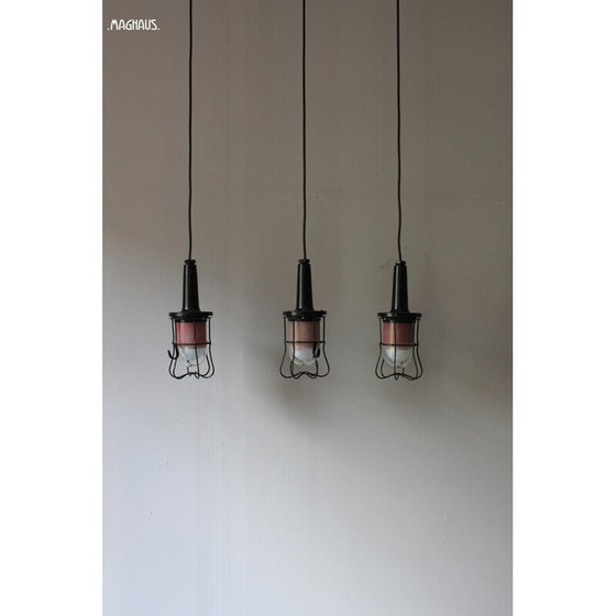 Image 1 of Suspension industrielle vintage de Prodryn - 1970