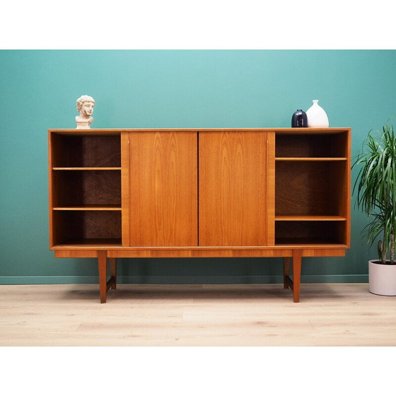 Image 1 of Buffet haut vintage en placage de teck, Danemark 1960
