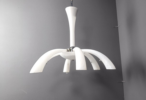 Image 1 of Lustre en verre de Murano du Mid Century, 1970S