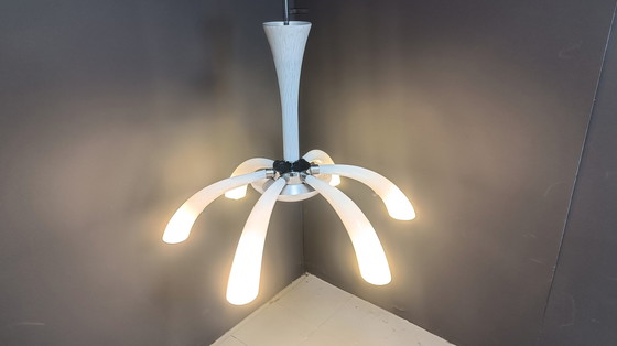 Image 1 of Lustre en verre de Murano du Mid Century, 1970S