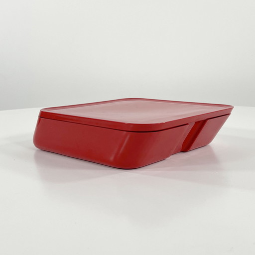 Vanity Box rouge de Makio Hasuike pour Gedy, 1970S