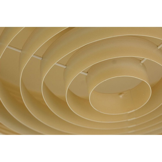 Image 1 of Paire de plafonniers vintage en aluminium laqué pour iValo, Finlande 1970