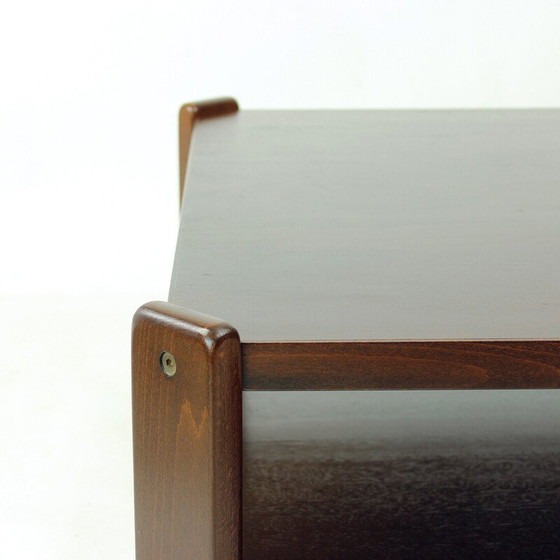 Image 1 of Table basse vintage en hêtre par Hikor Pisek, Tchécoslovaquie 1980