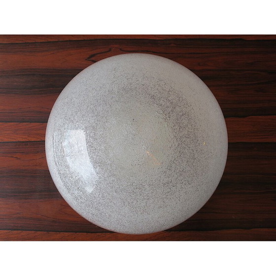 Image 1 of Plafonnier italien vintage Mazzega en verre dépoli, années 1960