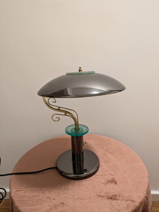 Image 1 of Lampe de banquier vintage 1990 - Asibel