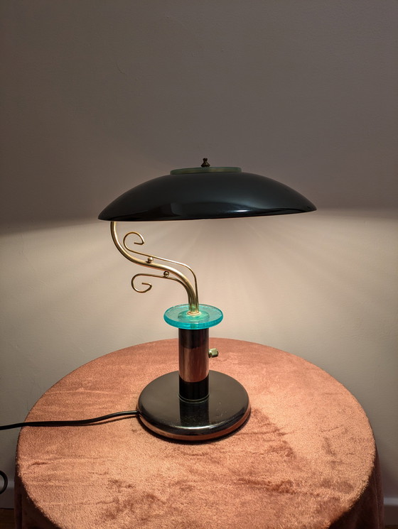Image 1 of Lampe de banquier vintage 1990 - Asibel