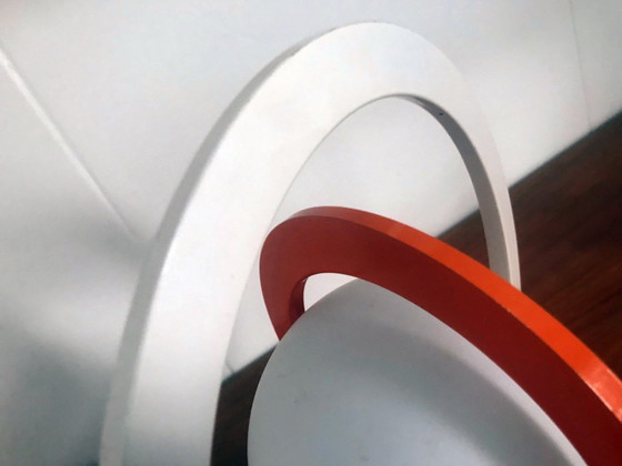 Image 1 of Paire De Lampes De Table Vintage • Space Age • Saturn • Acier • 1960