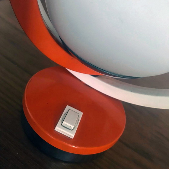 Image 1 of Paire De Lampes De Table Vintage • Space Age • Saturn • Acier • 1960