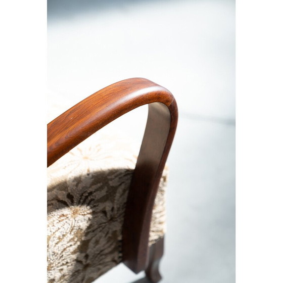 Image 1 of Paire de fauteuils Art déco vintage, années 1940-1950