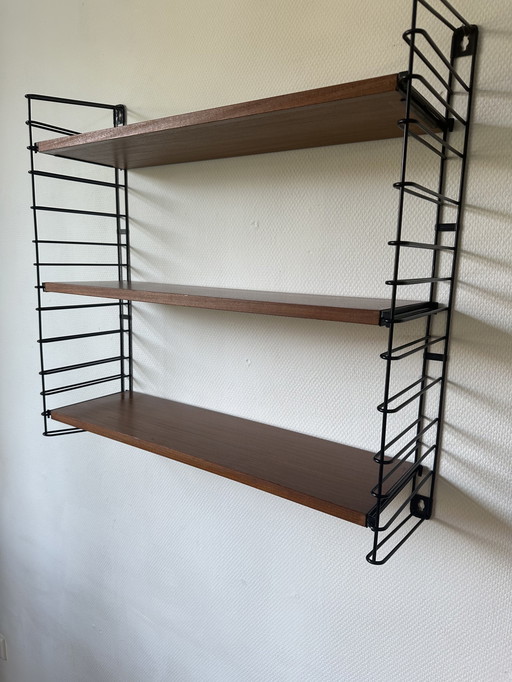 Bibliothèque rétro en teck Tomado Wall Rack