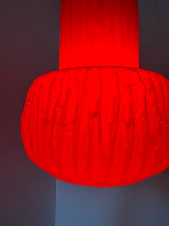 Image 1 of Lustre Pâte De Verre Brutaliste Années 70