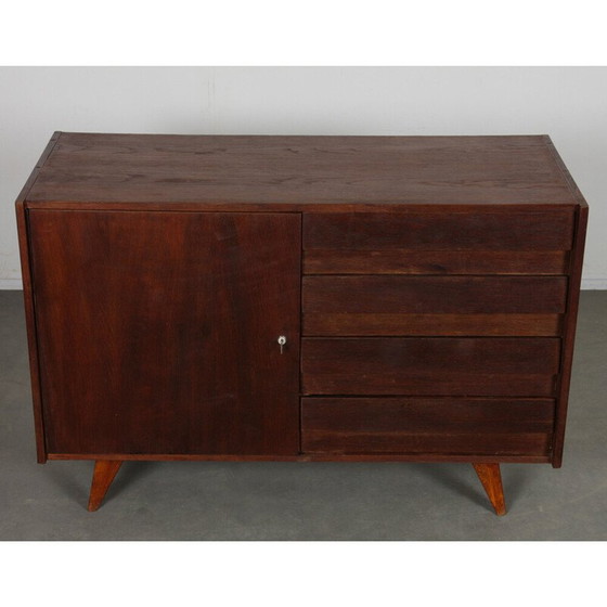 Image 1 of Commode vintage modèle U-458 en chêne teinté par Jiri Jiroutek pour Interier Praha, Tchécoslovaquie 1960