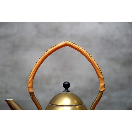 Image 1 of Bouilloire vintage en laiton Bauhaus, Allemagne 1920