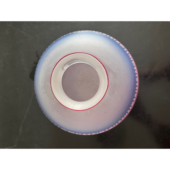 Image 1 of Vase en verre vintage par Rueven, 1980