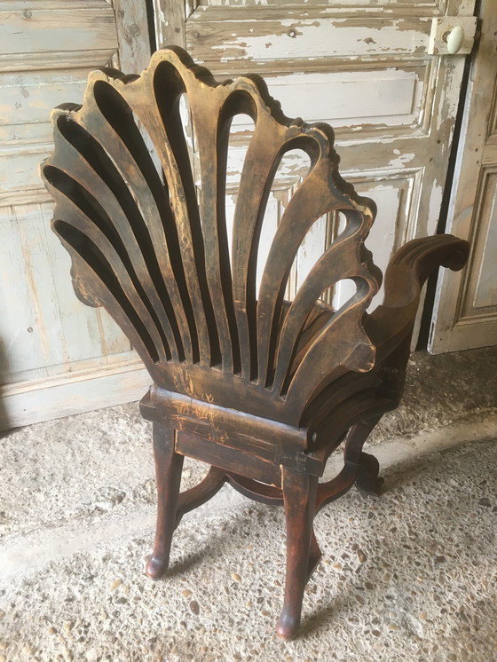 Image 1 of Fauteuil baroque vintage
